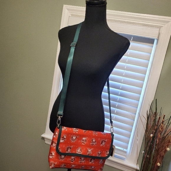 Harveys Seatbelt Medium Foldover Crossbody Santa 🎅 Bag! - Picture 11 of 13